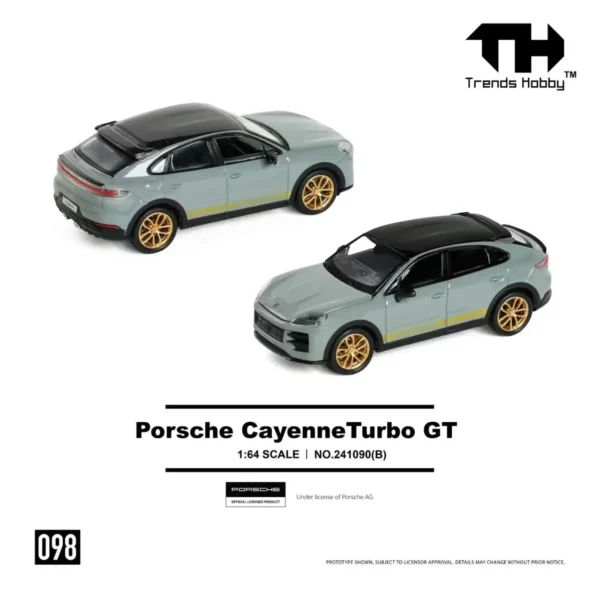 1:64 Porsche Cayenne Turbo GT Gray