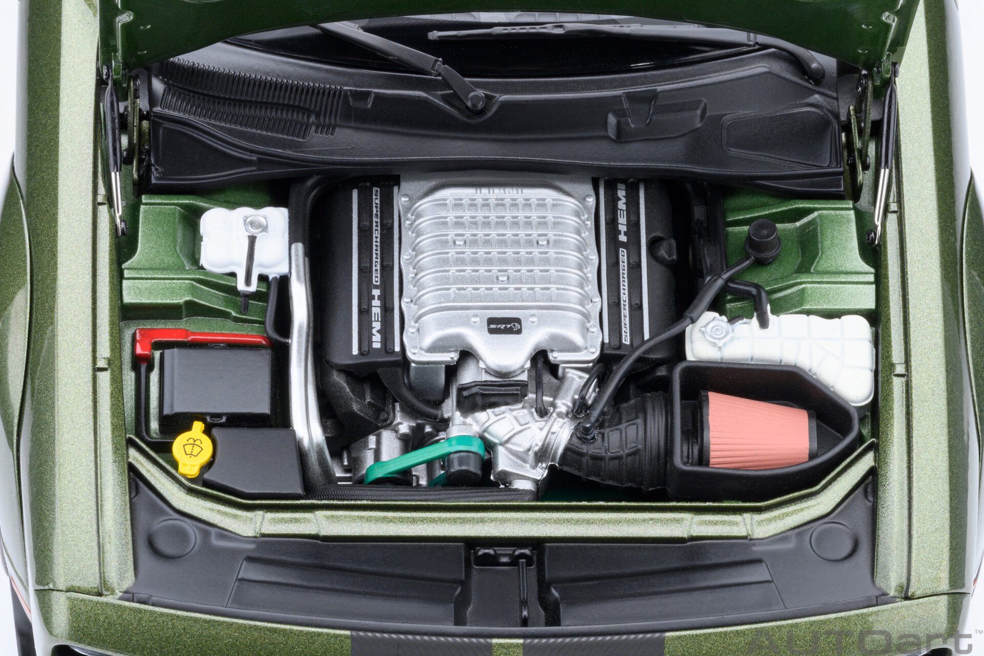 1:18 Dodge Challenger SRT JAILBREAK 2022 (F8 Green) - obrazek 17