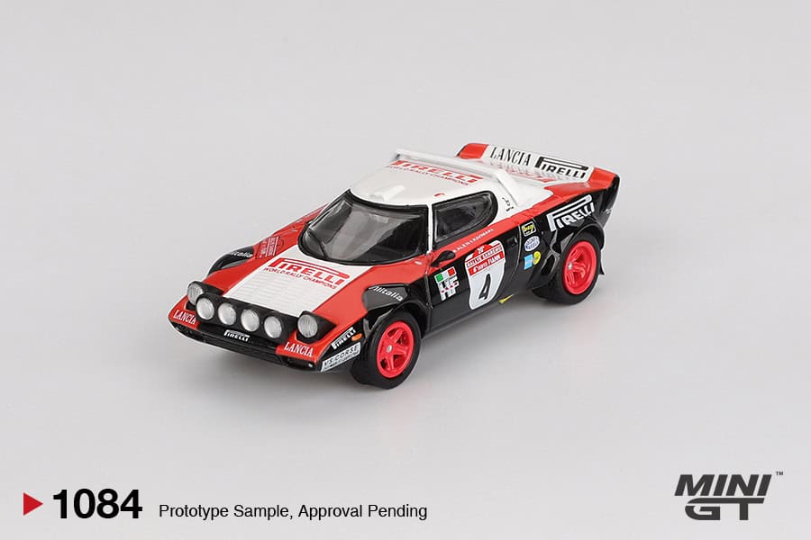 1:64 Lancia Stratos HF #4 1978 Rally Sanremo Winner