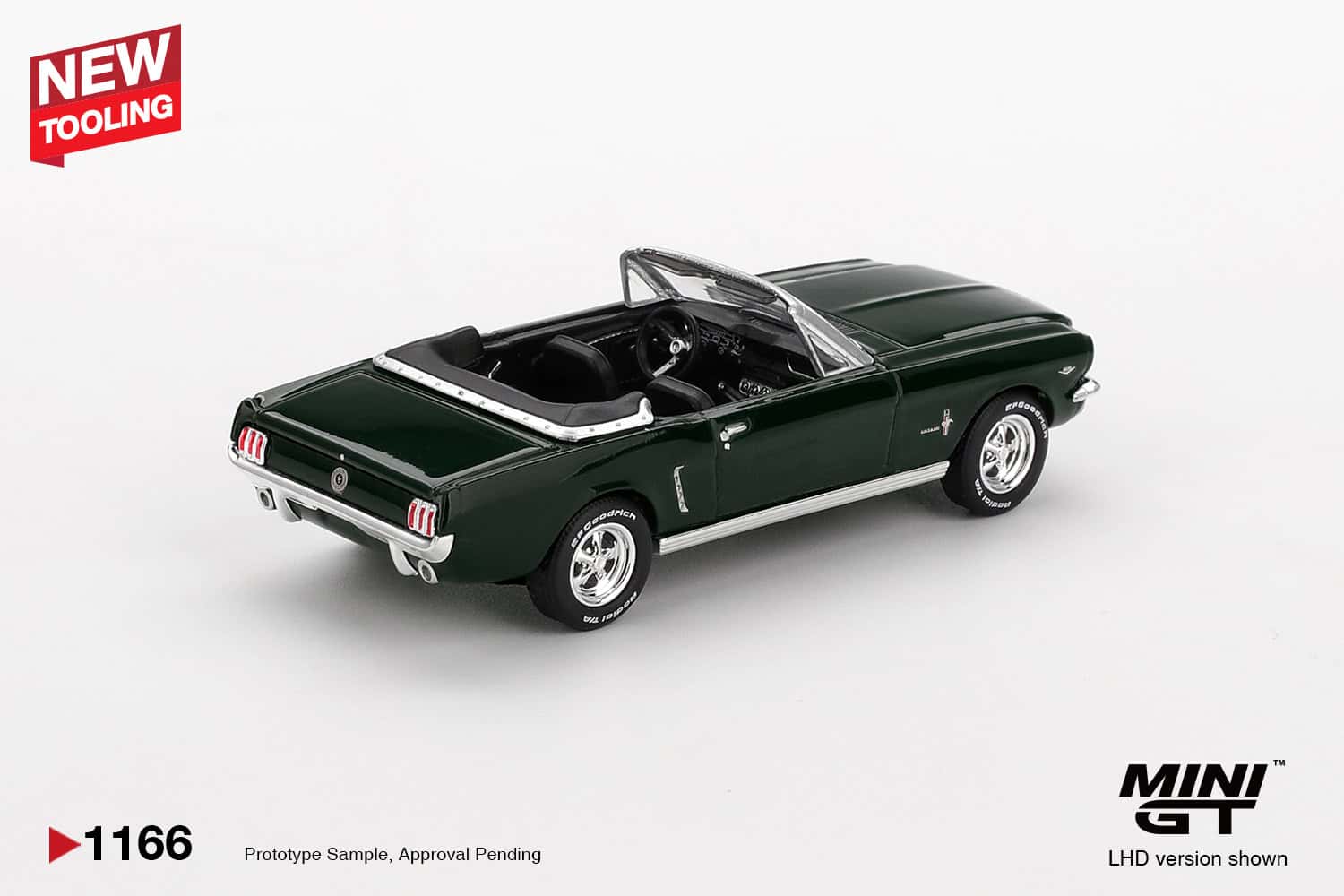 1:64 Ford Mustang Convertible 1964 Highland Green - obrazek 2