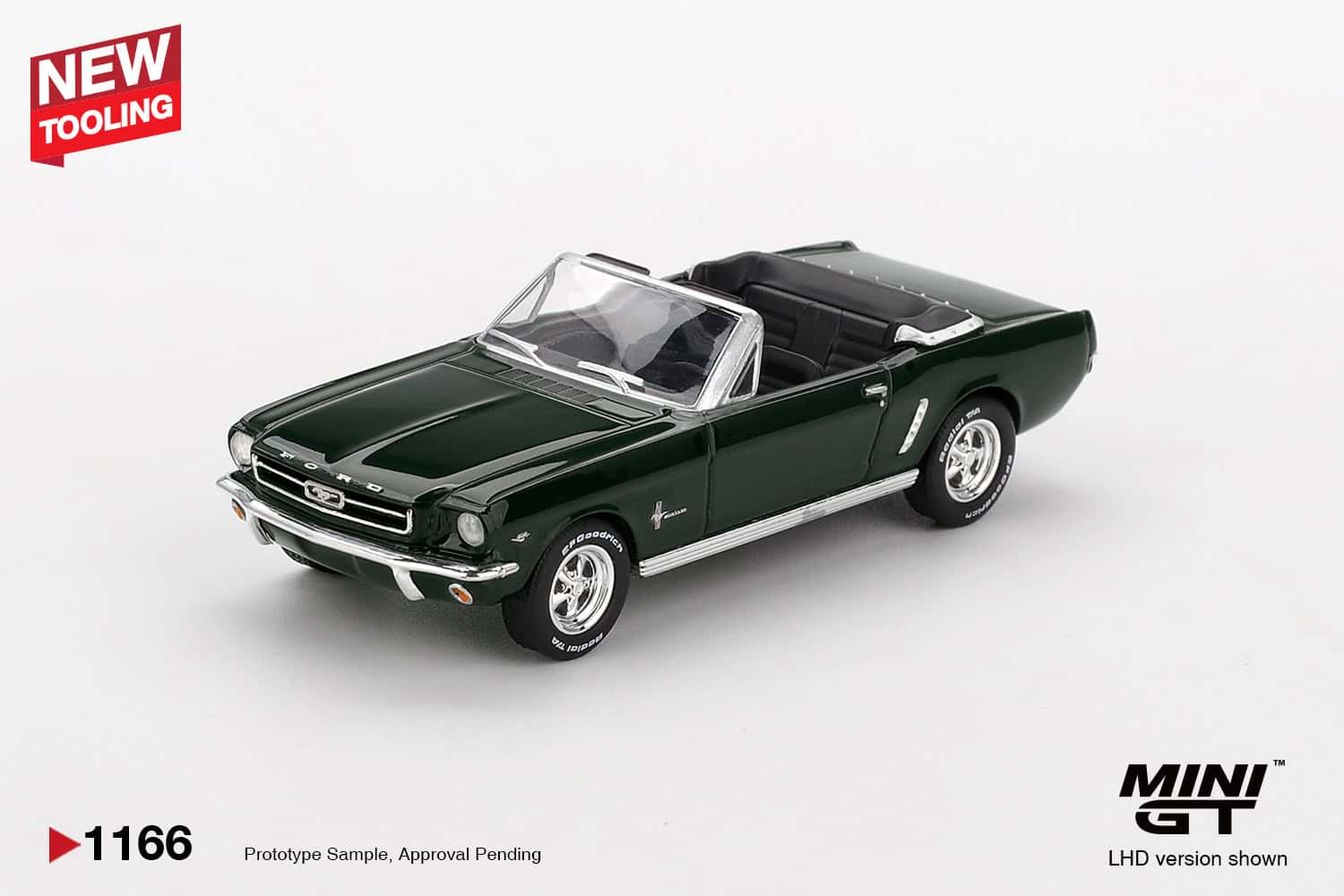 1:64 Ford Mustang Convertible 1964 Highland Green