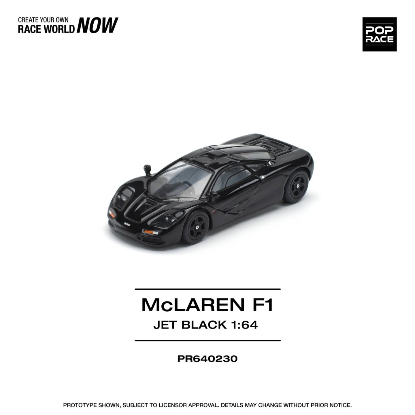 1:64 McLaren F1 Jet Black