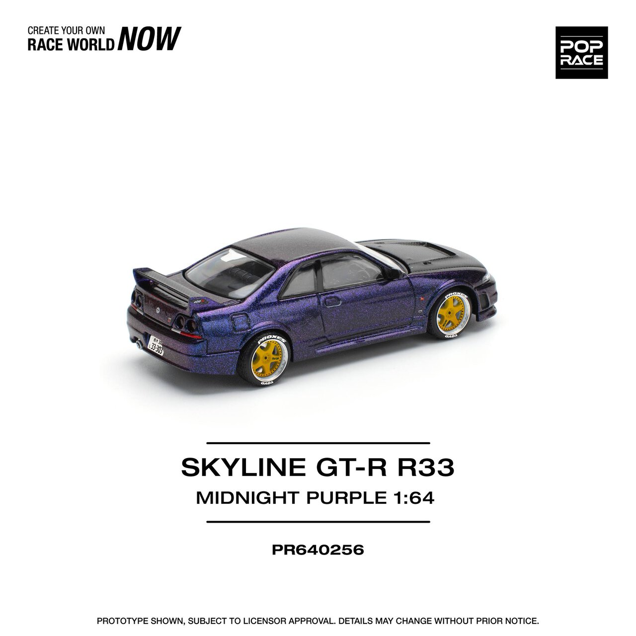 1:64 Nissan Skyline GT-R R33 Midnight Purple - obrazek 7