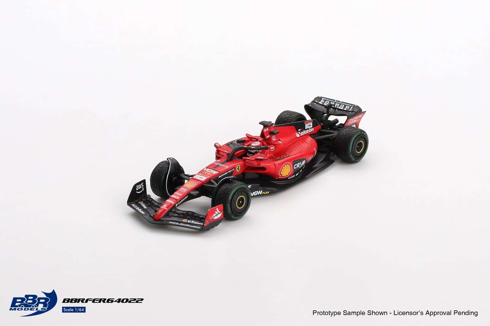 1:64 Ferrari SF23 2023 Monaco GP #16 Charles Leclerc