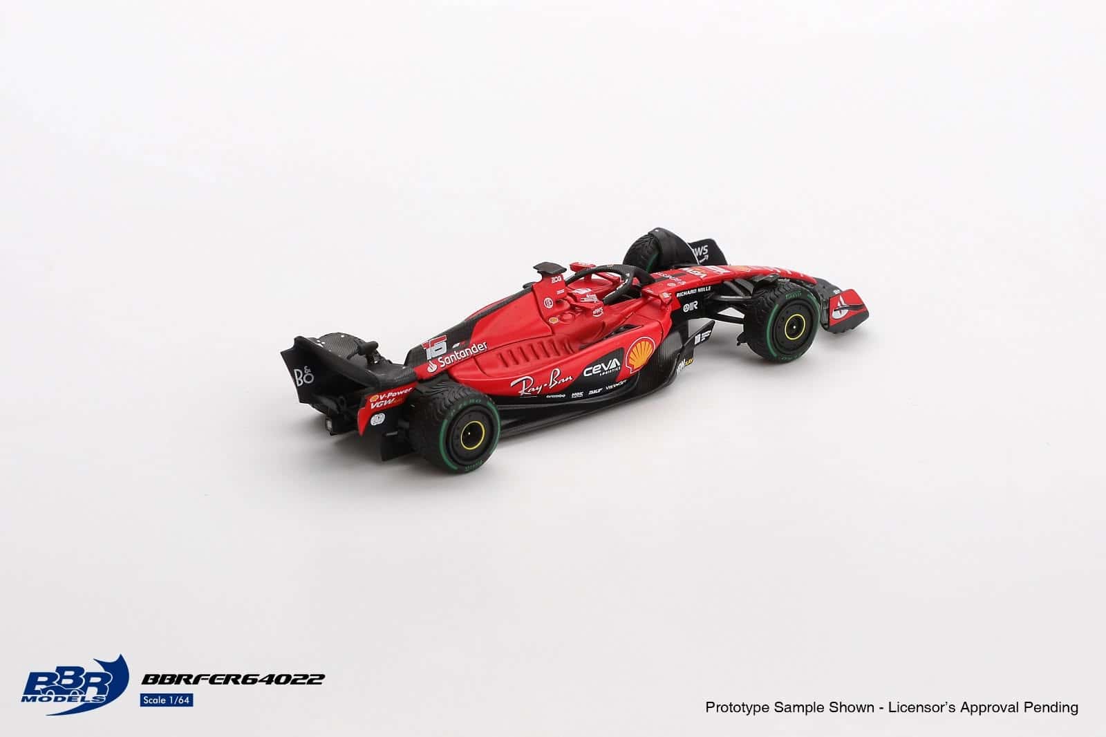 1:64 Ferrari SF23 2023 Monaco GP #16 Charles Leclerc - obrazek 2