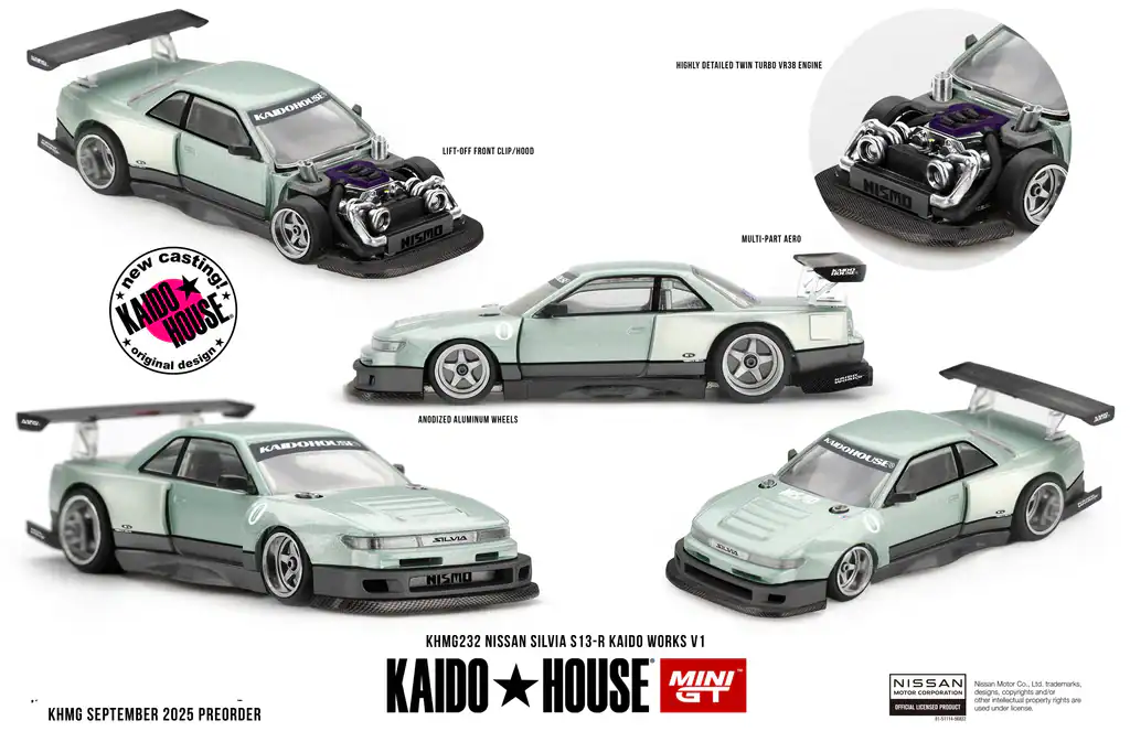 1:64 Nissan Silvia S13-R KAIDO WORKS V1