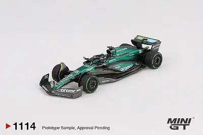 1:64 Aston Martin AMR24 #18 2024 F1 Canadian GP Lance Stroll