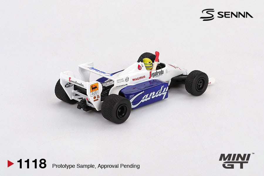 1:64 Toleman TG184 #19 1984 Monaco Grand Prix 2nd Place Ayrton Senna - obrazek 3