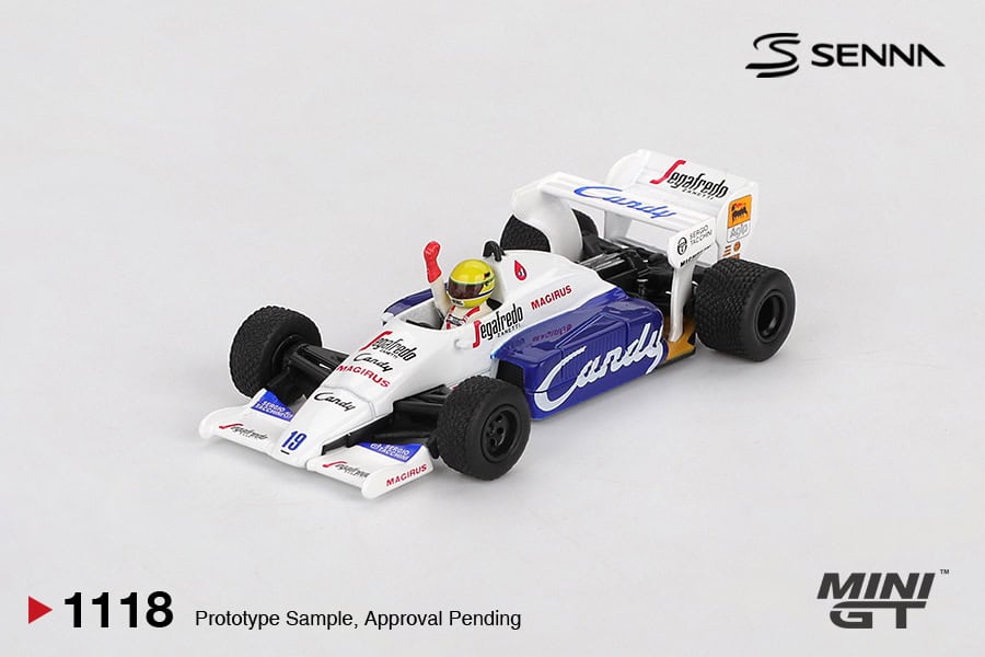 1:64 Toleman TG184 #19 1984 Monaco Grand Prix 2nd Place Ayrton Senna