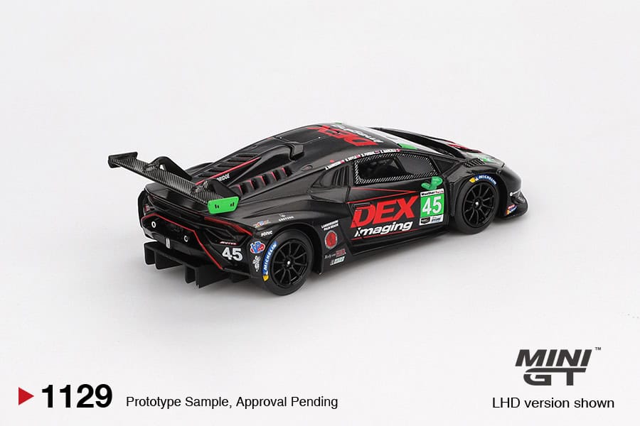 1:64 Lamborghini Huracan GT3 EVO2 #45 2024 IMSA Daytona 24 Hrs No. 45 DEX Imaging - obrazek 4