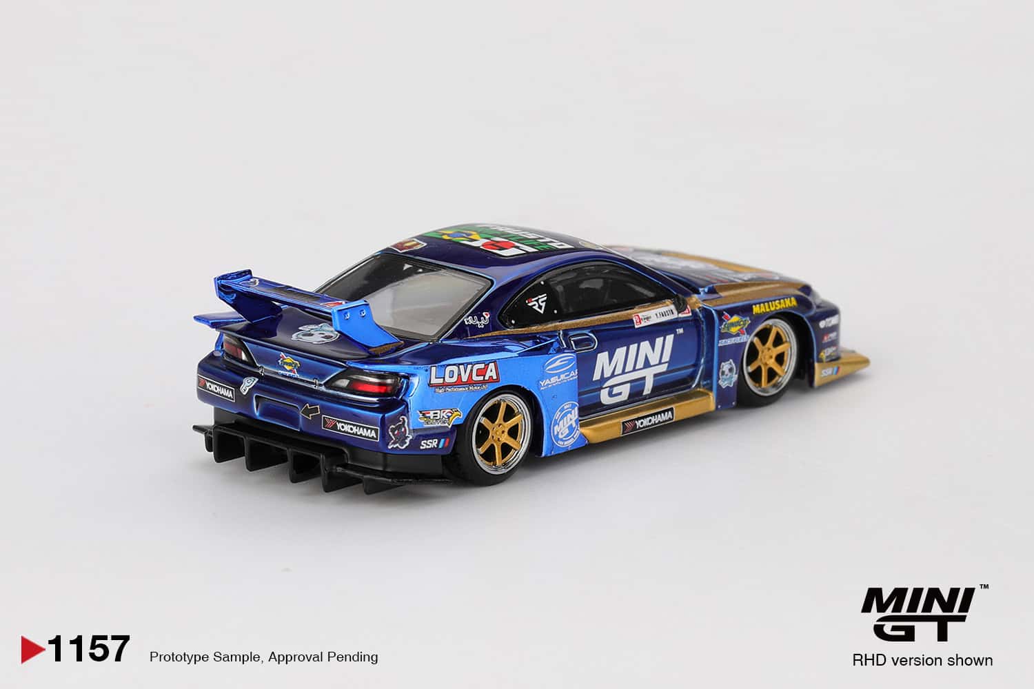 1:64 Nissan Silvia (S15) #555 LB-Super Sillhouette Team MINI GT Liberty Walk 2025 Formula Drift - obrazek 2