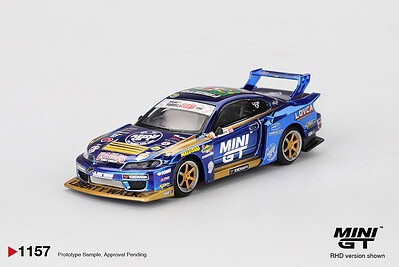 1:64 Nissan Silvia (S15) #555 LB-Super Sillhouette Team MINI GT Liberty Walk 2025 Formula Drift