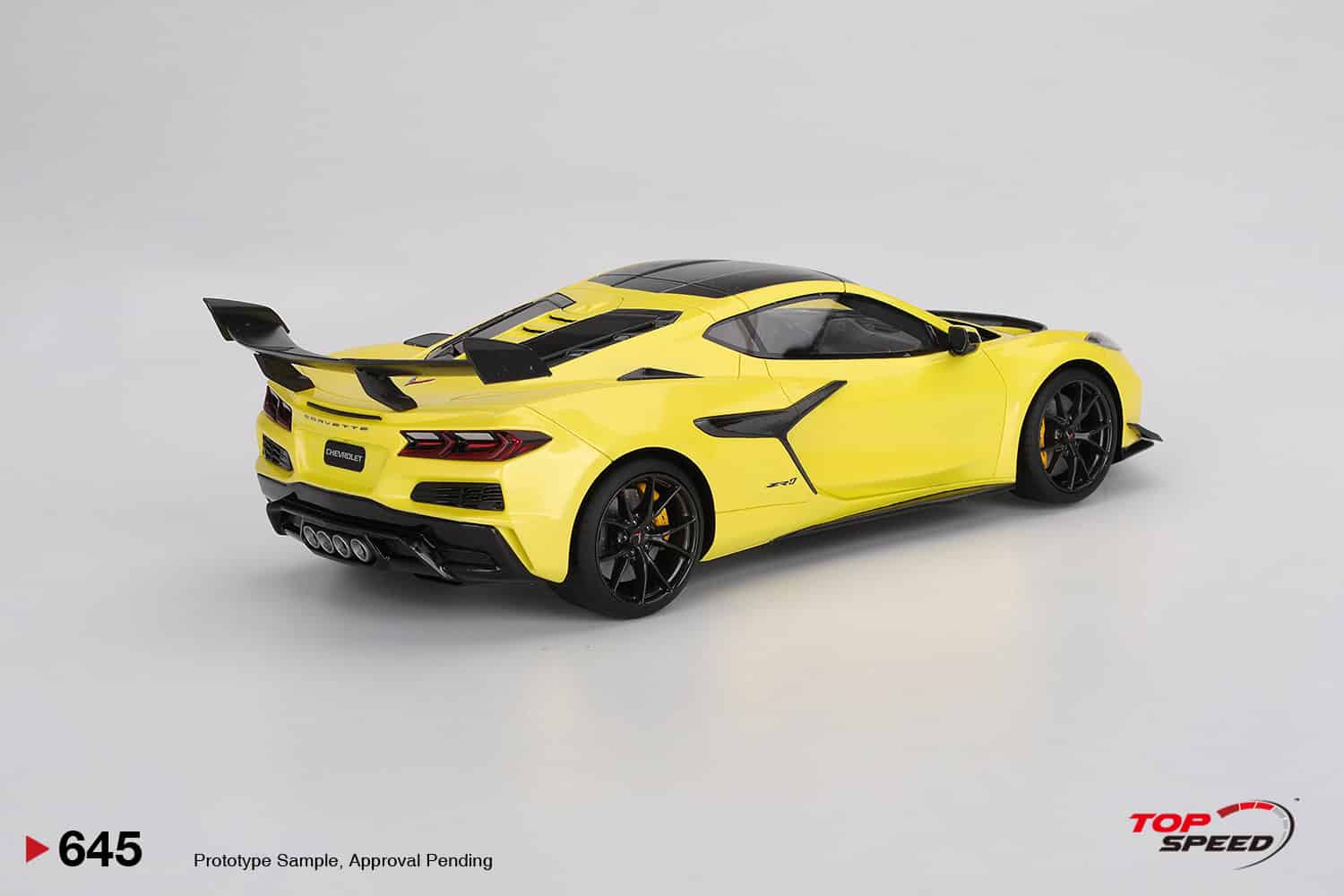 1:18 Chevrolet Corvette ZR1 Accelerate Yellow - obrazek 2