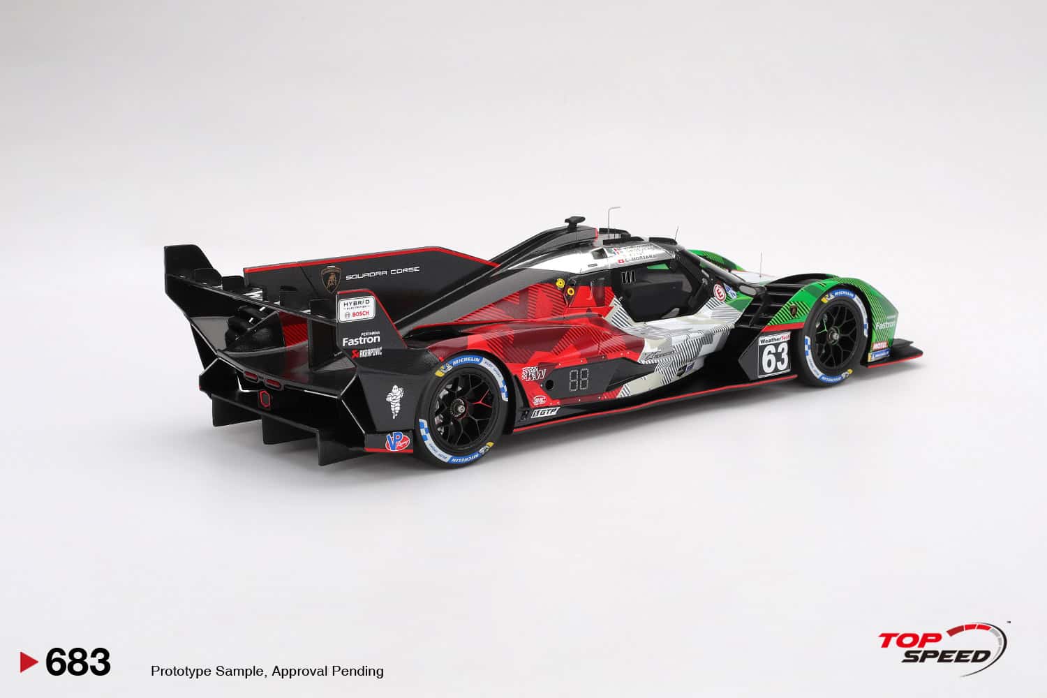 1:18 Lamborghini SC63 #63 2025 IMSA Daytona 24 Hrs Automobili Lamborghini Squadra Corse - obrazek 2
