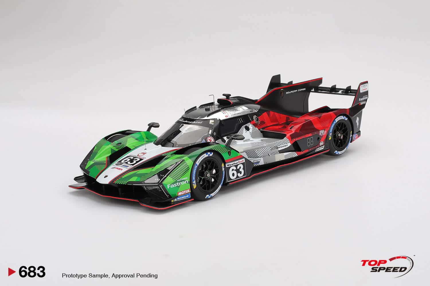 1:18 Lamborghini SC63 #63 2025 IMSA Daytona 24 Hrs Automobili Lamborghini Squadra Corse