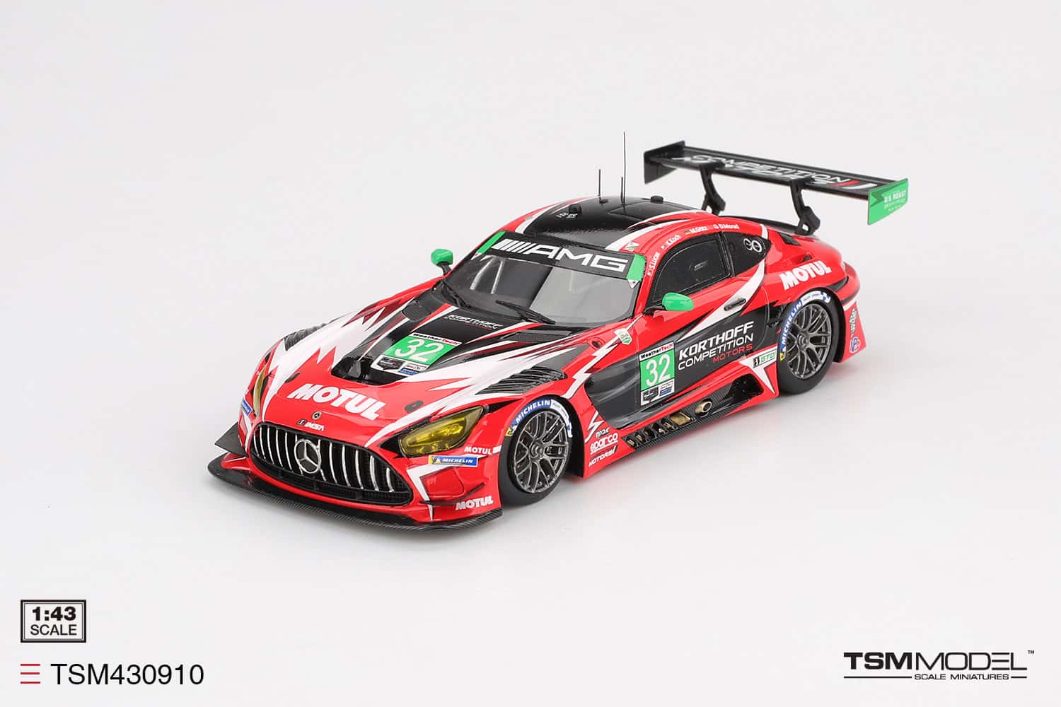 1:43 Mercedes-AMG GT3 #32 2025 IMSA Daytona 24 Hrs Korthoff Competition Motors
