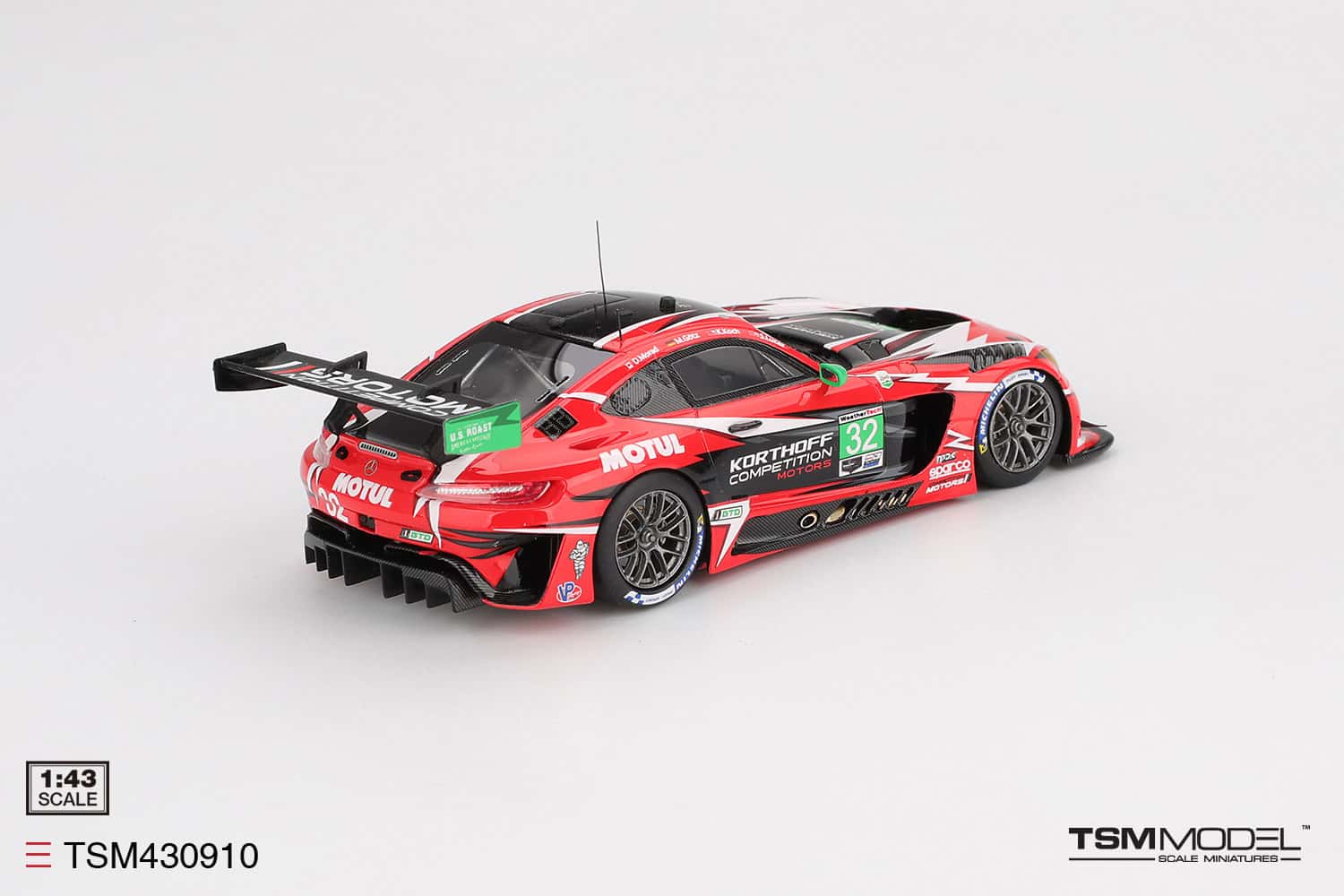 1:43 Mercedes-AMG GT3 #32 2025 IMSA Daytona 24 Hrs Korthoff Competition Motors - obrazek 3