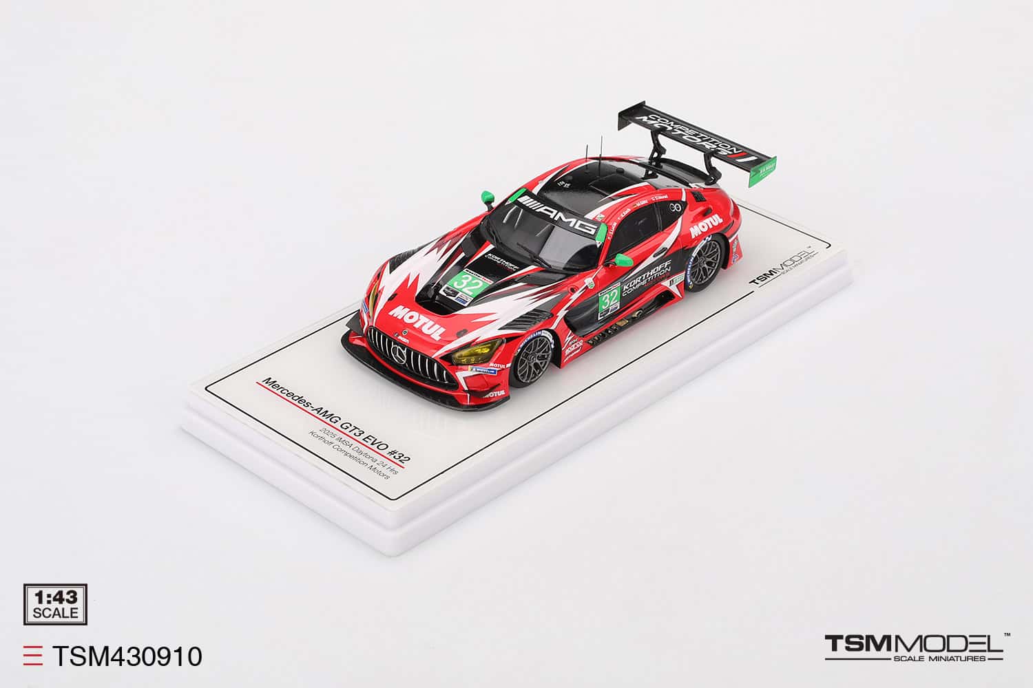 1:43 Mercedes-AMG GT3 #32 2025 IMSA Daytona 24 Hrs Korthoff Competition Motors - obrazek 2