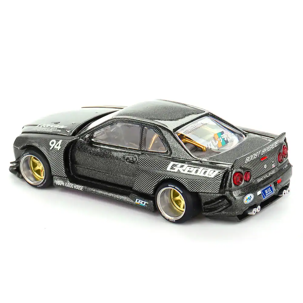 1:64 Nissan Skyline GT-R (R34) Kaido Works GReddy V2 - obrazek 3