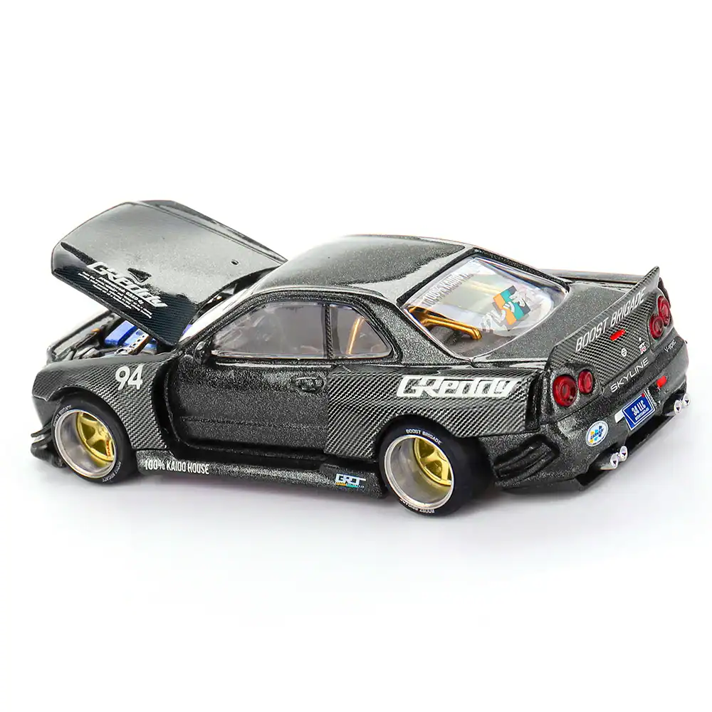 1:64 Nissan Skyline GT-R (R34) Kaido Works GReddy V2 - obrazek 4