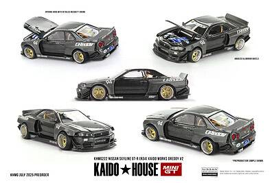 1:64 Nissan Skyline GT-R (R34) Kaido Works GReddy V2