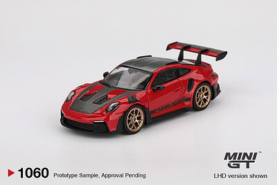 1:64 Porsche 911 (992) GT3 RS Weissach Package Guards Red