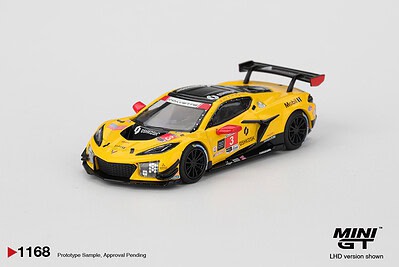 1:64 Chevrolet Corvette Z06 GT3.R #3 Corvette Racing by Pratt Miller Motorsports 2025 IMSA Daytona 24 Hrs