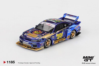 1:64 Nissan LB-Super Sillhouette S15 SILVIA #555 Team MINI GT Liberty Walk 2025 Formula Drift Halloween Special