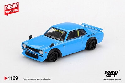 1:64 Nissan LB Works HAKOSUKA Baby Blue
