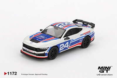1:64 Ford Mustang Dark Horse #24 Ford Performance Racing School