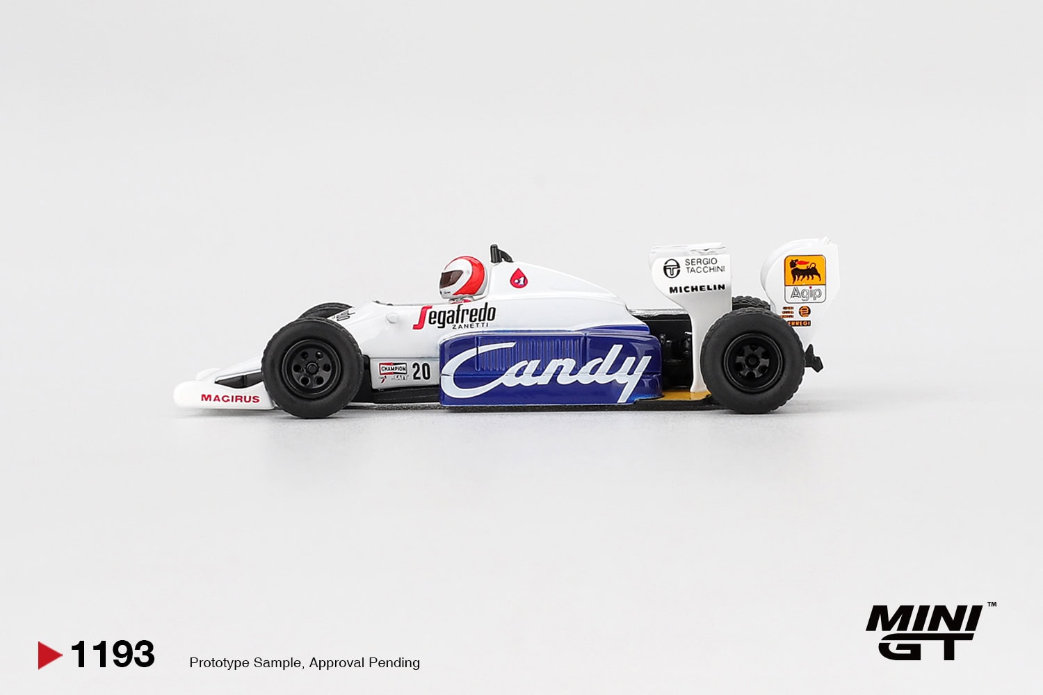 1:64 Toleman TG184 #20 1984 Monaco Grand Prix Johnny Cecotto - obrazek 3