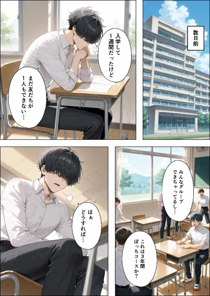 陰キャな僕がなぜか金髪ギャルと付き合えた話 〜金髪ギャルからの責めを我慢できたら生えっち!?〜 hitomiエロ漫画raw(同人誌)無料サンプル画像003