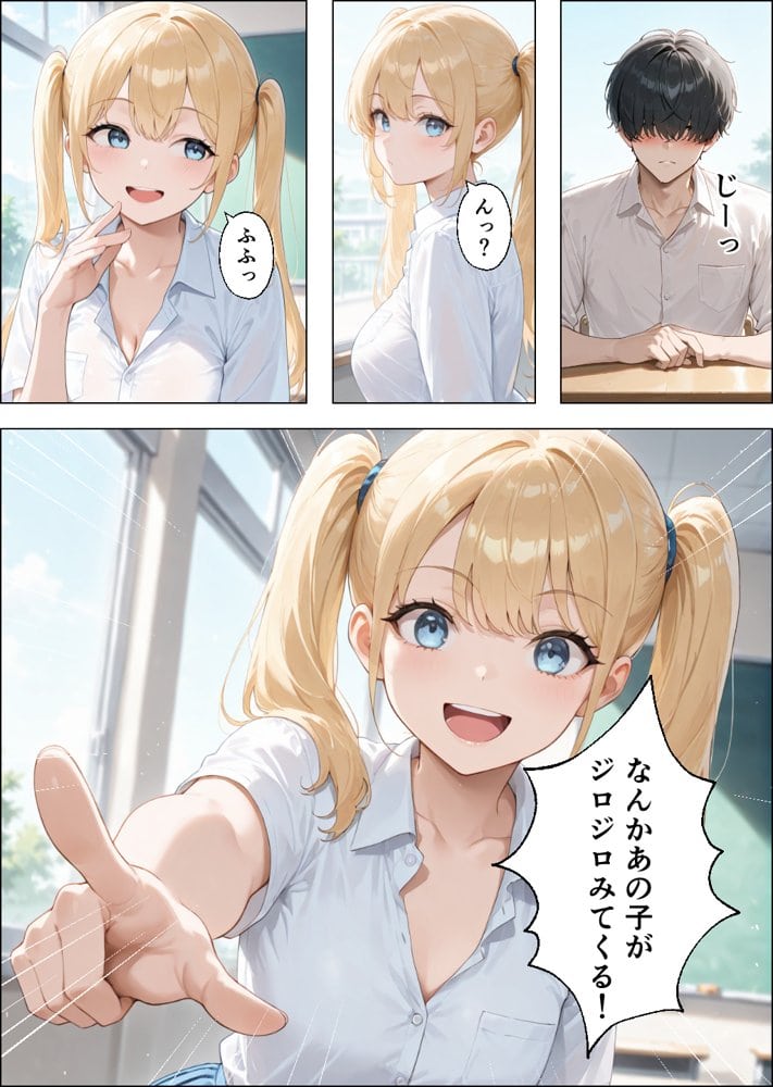 陰キャな僕がなぜか金髪ギャルと付き合えた話 〜金髪ギャルからの責めを我慢できたら生えっち!?〜 hitomiエロ漫画raw(同人誌)無料サンプル画像005