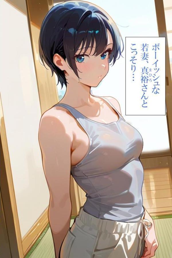 団地妻は発情中3 ショートカット美少女妻・真裕 hitomiエロ漫画raw(同人誌)無料サンプル画像004