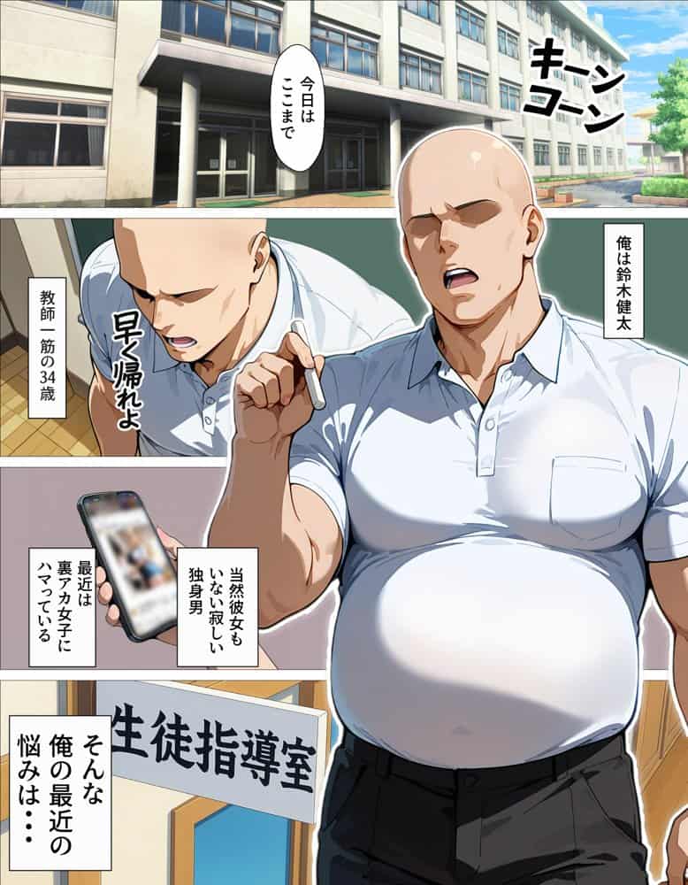 教え子ギャルの裏アカを見つけた話〜竿役契約から始まるガチ恋堕ちSEX hitomiエロ漫画raw(同人誌)無料サンプル画像002