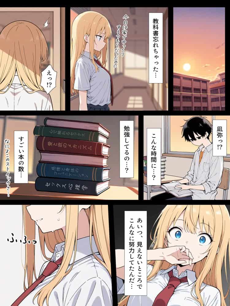 陰キャ転校生はセックス最強 – クラス代表の座を奪われた私 – hitomiエロ漫画raw(同人誌)無料サンプル画像050