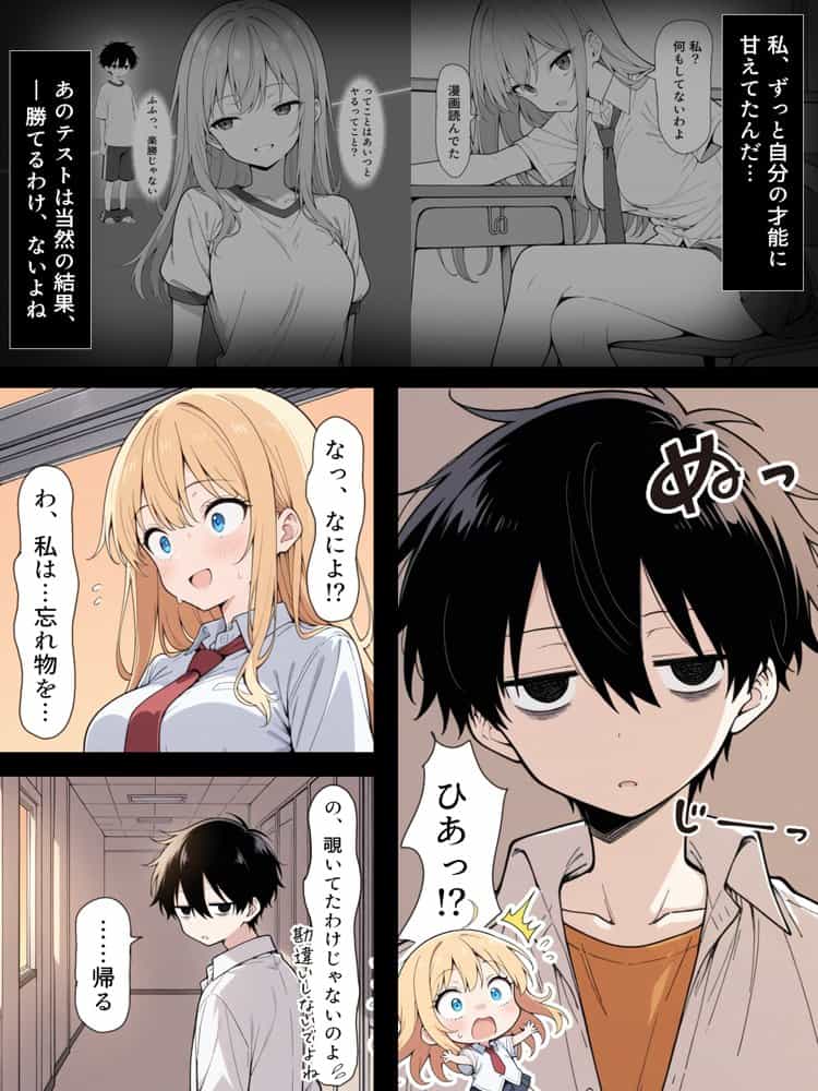 陰キャ転校生はセックス最強 – クラス代表の座を奪われた私 – hitomiエロ漫画raw(同人誌)無料サンプル画像051