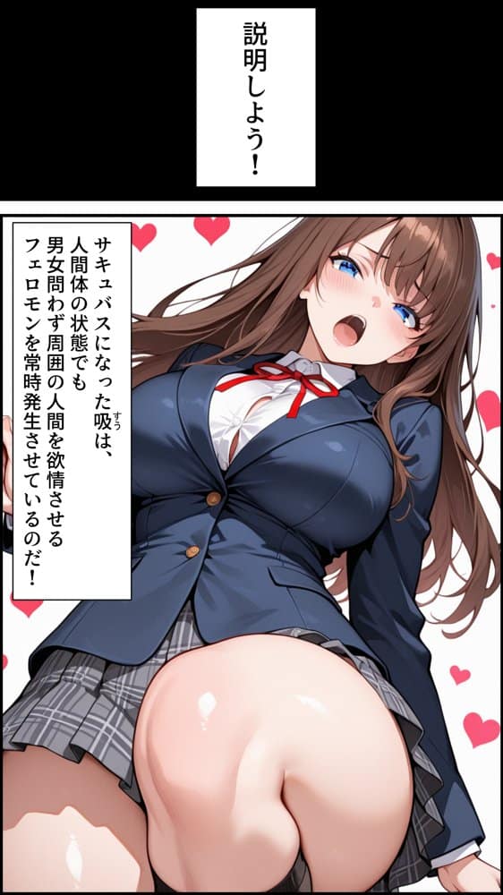 サキュバスTS転生 〜学校の裏で精液を搾り尽くす僕〜 hitomiエロ漫画raw(同人誌)無料サンプル画像021