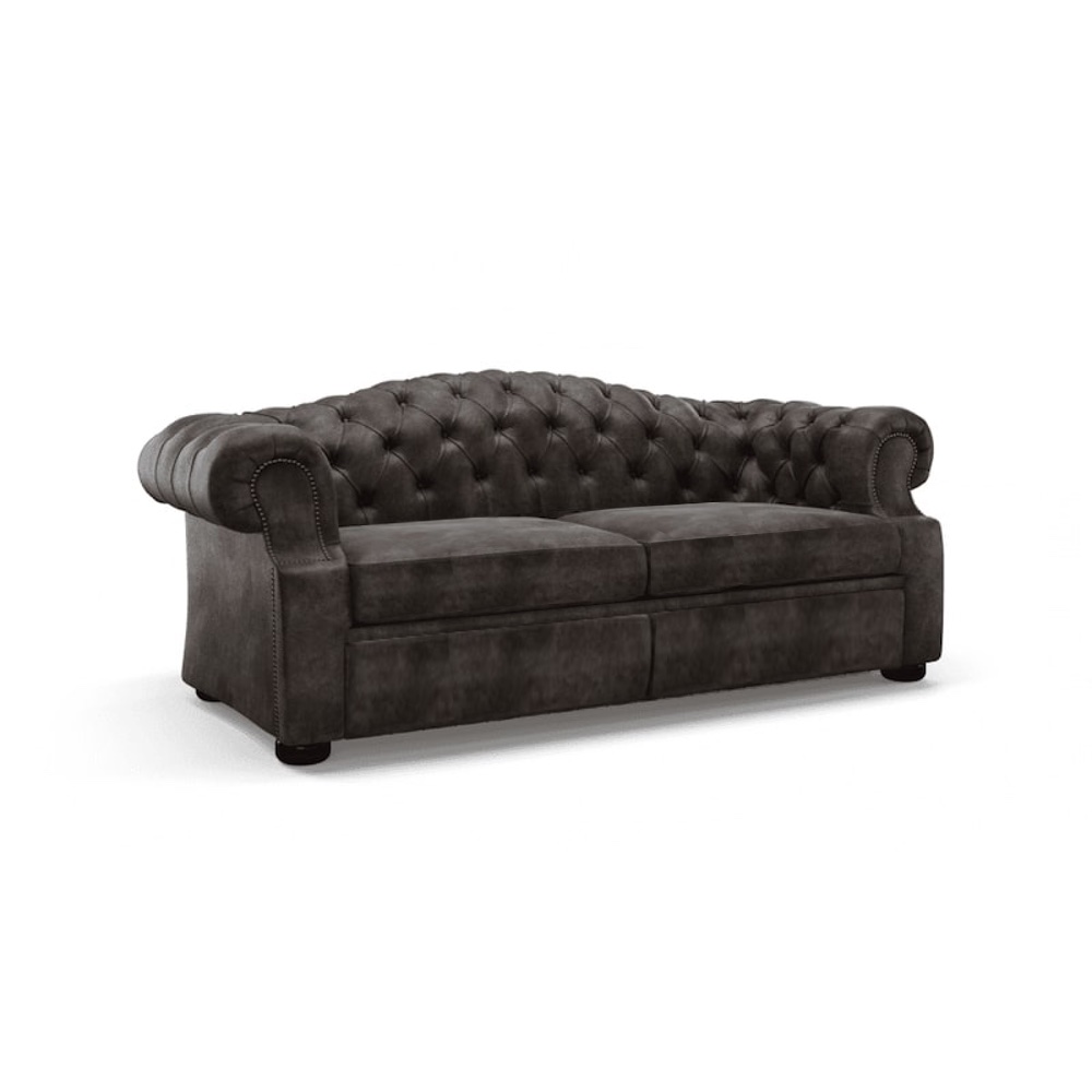 chesterfield-harewood-driezits-2 kussens glad voetenbord