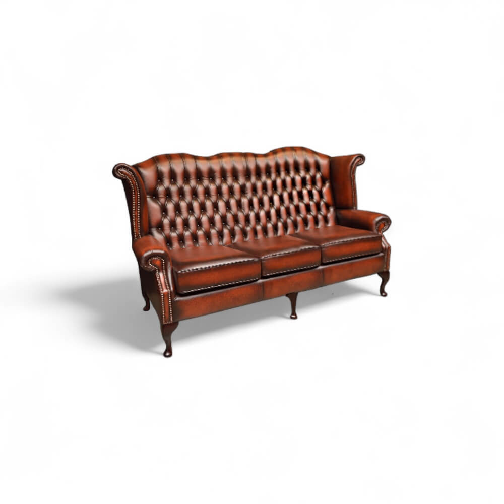 Chesterfield Bank Scroll 191cm Cushion custom made