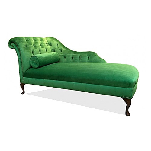 google chesterfield velvet queen anne chaise longue