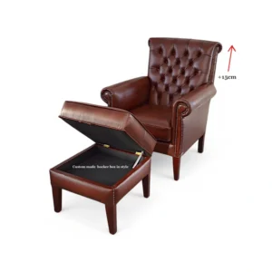 Chesterfield Lundwood met voetenbank in stijl