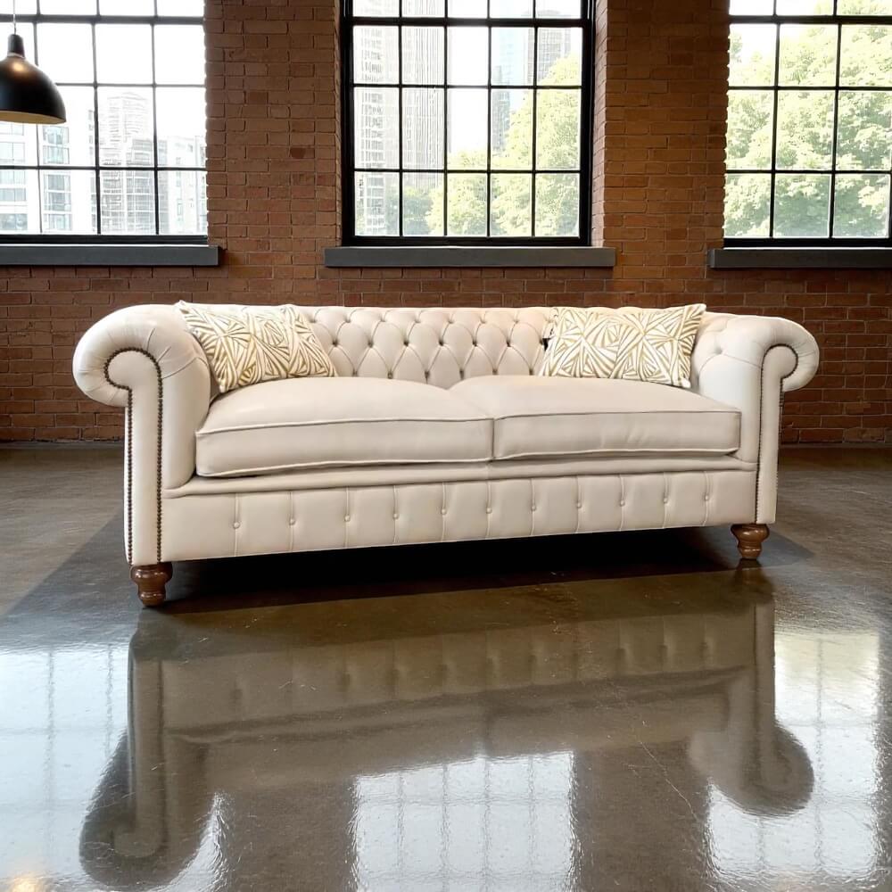Kingston Forrest 245cm Luxe natural Ivory rundleer - Afbeelding 2