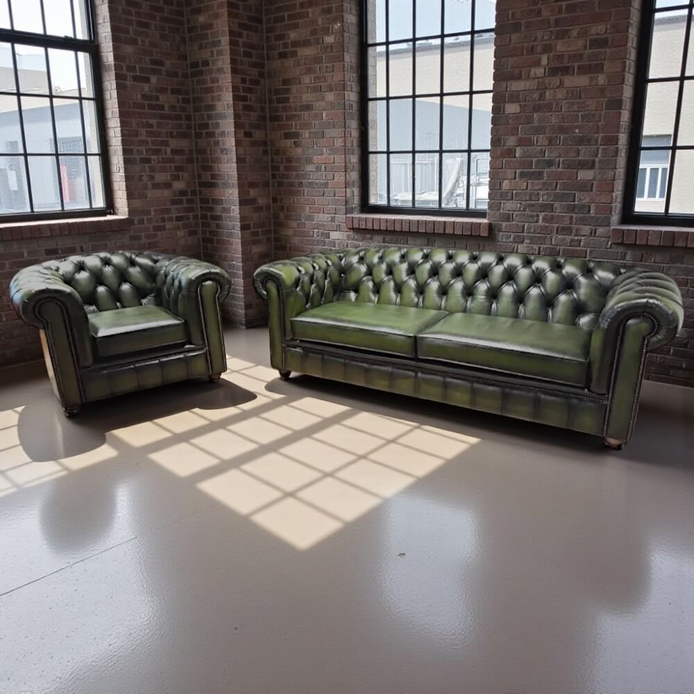 Nieuwe combinatie 111cm + 225cm Antique Green - Afbeelding 2