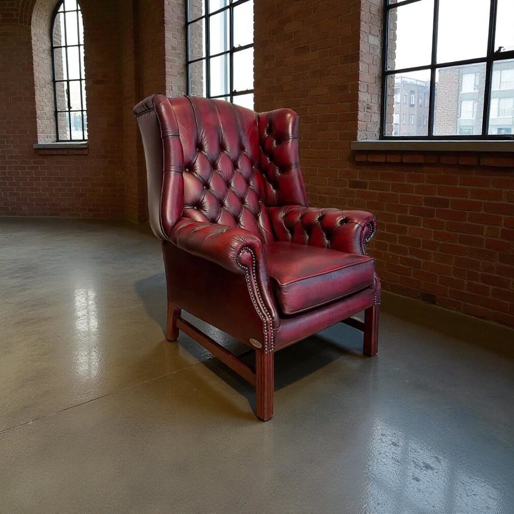 NR. 0422 Chesterfield Georgian Oxblood red Direct leverbaar - Afbeelding 2