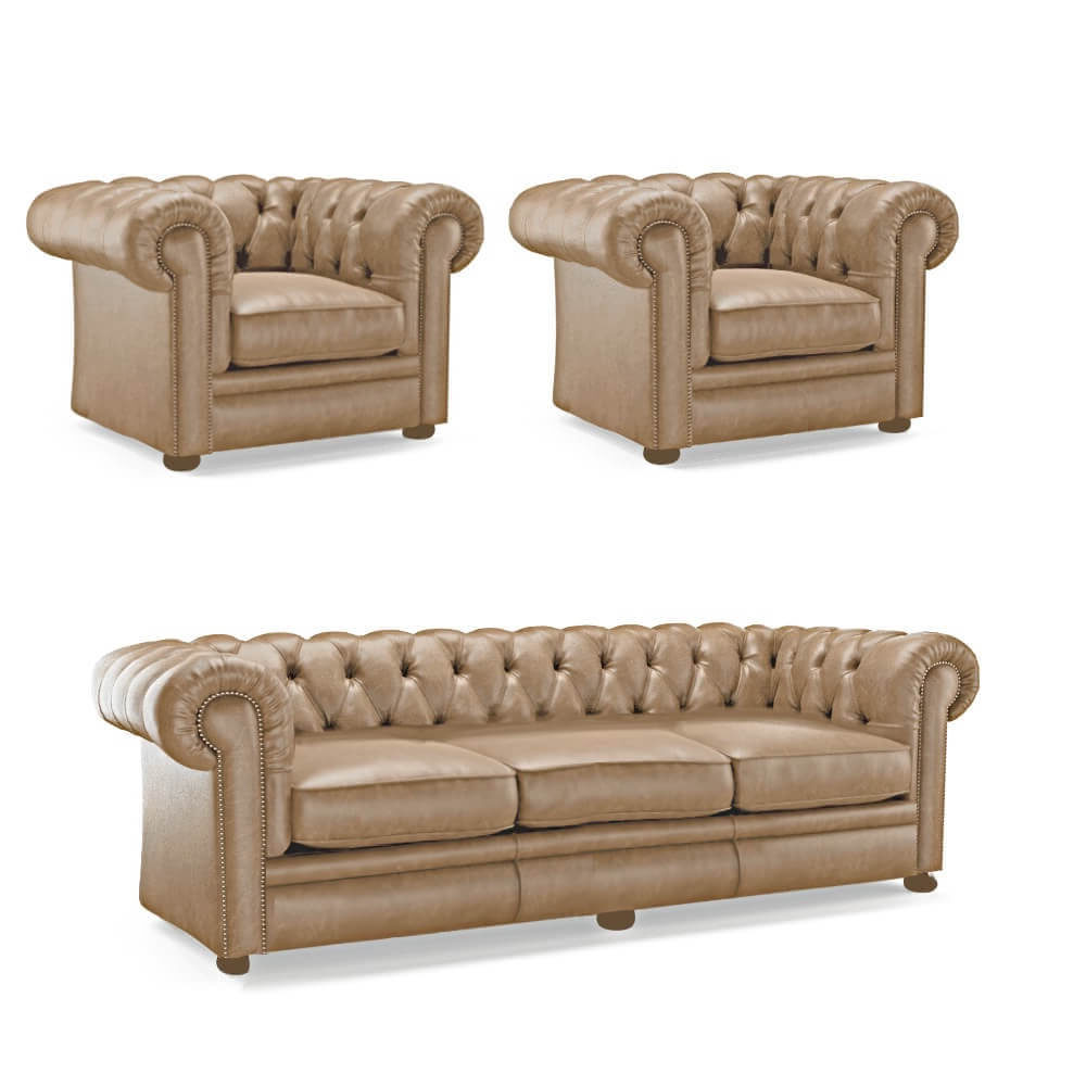 3 1 1 Chesterfield Set Custom made Medium range
