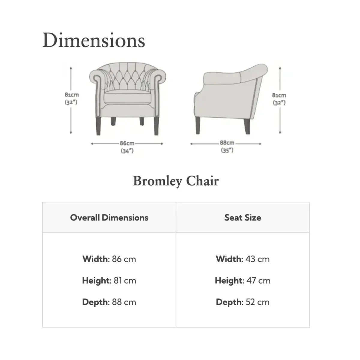 Bromley Tub-chair Custom-made - Afbeelding 2