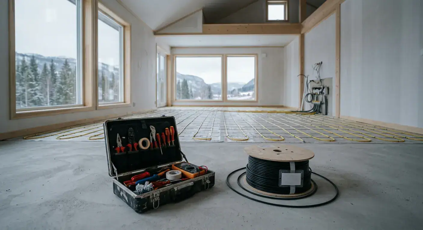 Guide til elektrisk gulvvarme: Velg riktig løsning for dine rom - Featured Image