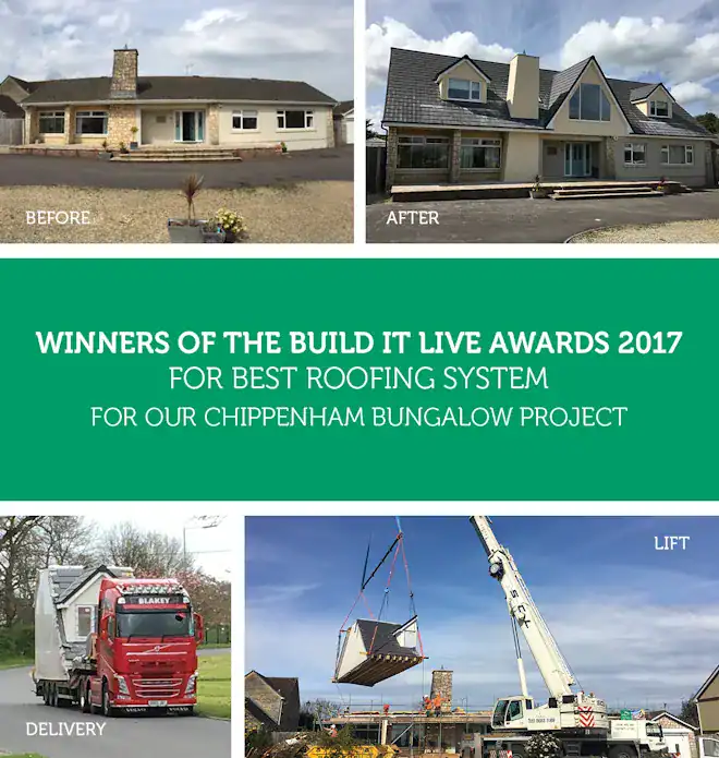Graphic of Moduloft winners for Build It Live award.