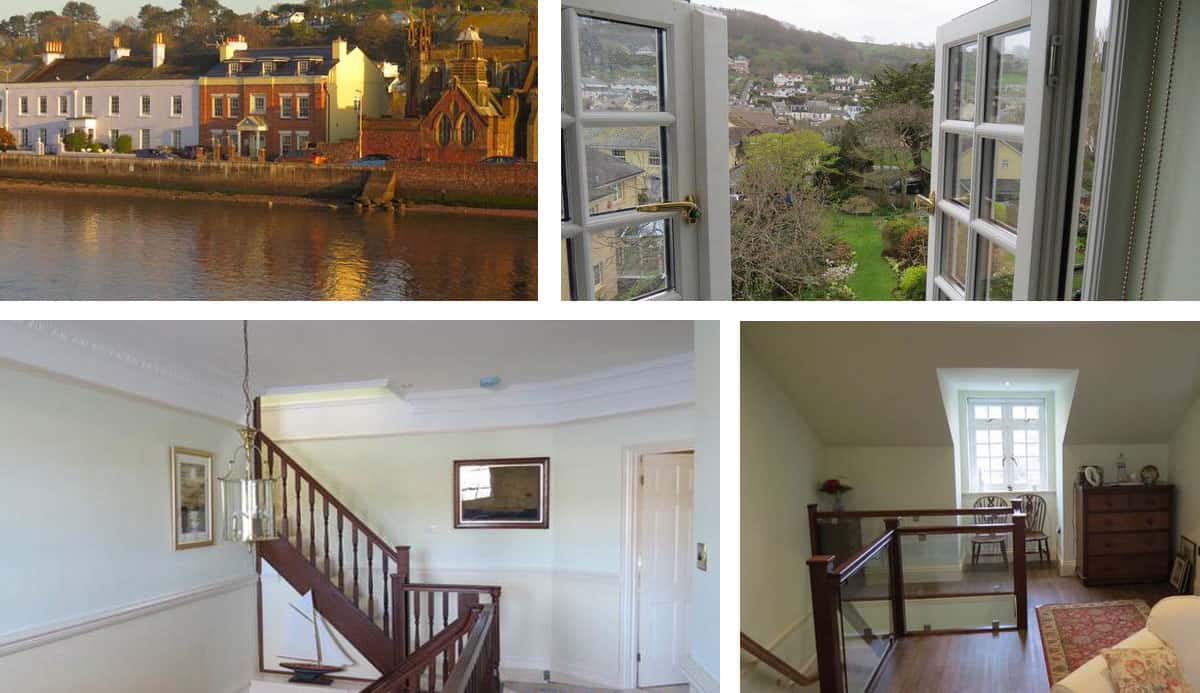 Loft conversion in Devon with scenic views and stylish interior design.